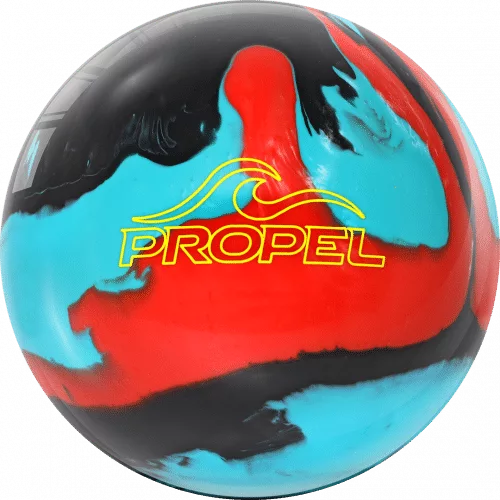 Motiv Propel Bowlingball – Rot/Türkis/Schwarz