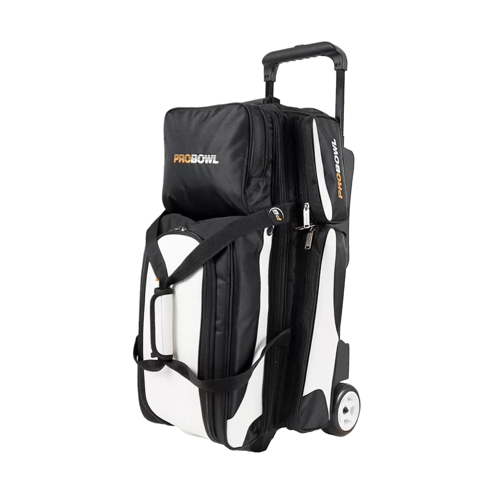 ProBowl 3Ball Deluxe Tasche Ballwagen Black-Carbone-White