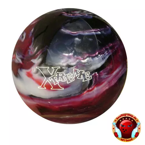 AMF Ball xtreme Glow Black/White /Red