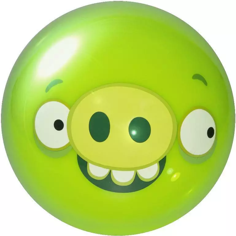 Angry Birds Bowlingball Grün Bad Piggies Bowlingball / Bowlingkugel