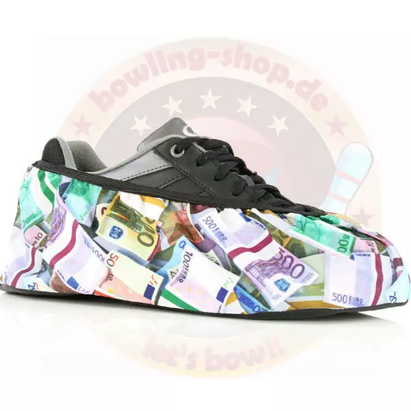 Schuh Cover mit Euro Motiv