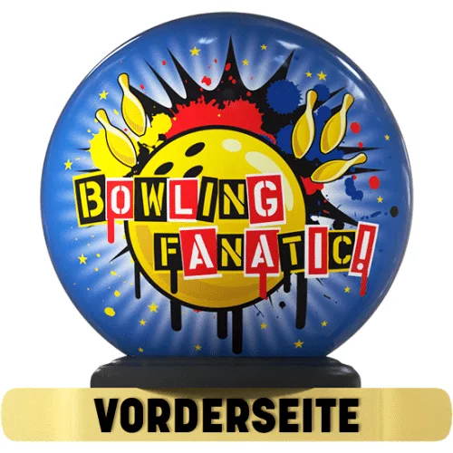 On The Ball-Bowlingbälle im Design Top Bowling Fanatic