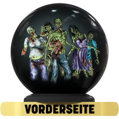 On The Ball-Bowlingbälle im Design Top Zombie Horde