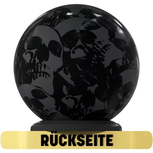 On The Ball-Bowlingbälle im Design Top Skull Iron