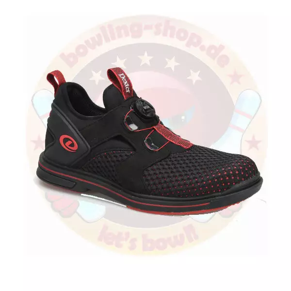 Dexter Pro BOA Bowling Shoes Right Hand Black Red