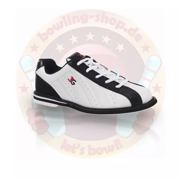 3G Unisex Athletic Black/White Kicks Bowlingschuhe